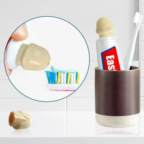 Toothpaste Penis Head Plastic Cover